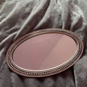 Threshold mirrored jewelry tray